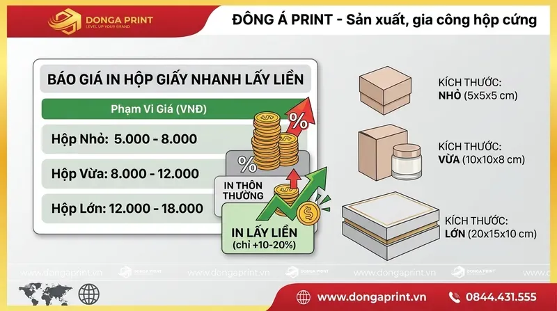 5. Báo Giá In Hộp Giấy Nhanh & Sự Chênh Lệch Chi Phí