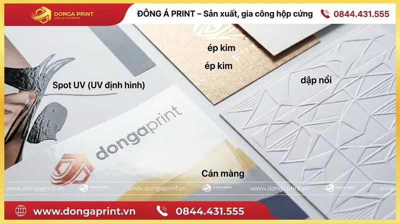 7 kỹ thuật gia công sau in phổ biến giúp nâng tầm thiết kế