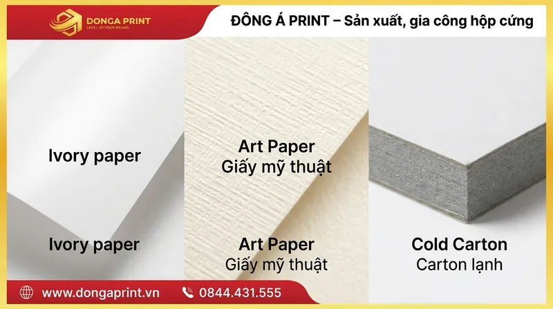 Các Chất Liệu In Hộp Cứng Cao Cấp Khẳng Định Đẳng Cấp