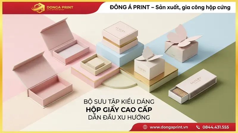 Bộ Sưu Tập Kiểu Dáng Hộp Giấy Cao Cấp Dẫn Đầu Xu Hướng