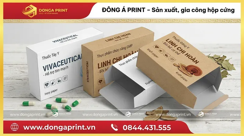 Chất liệu giấy an toàn để in hộp thuốc tây, đông y