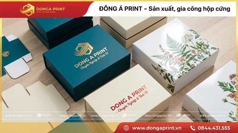 Quy cách in ấn và gia công hộp giấy duplex đẹp, sang trọng