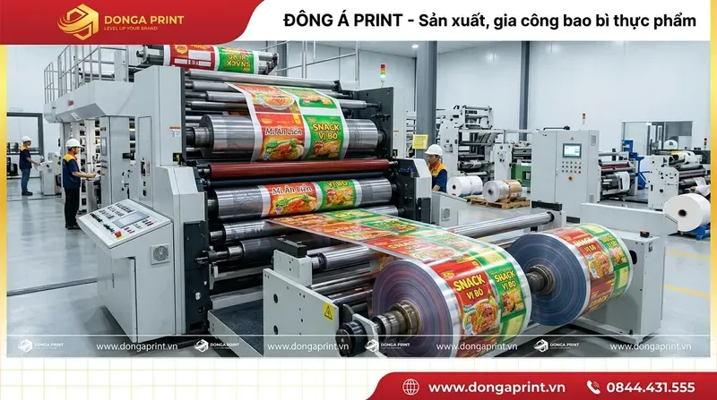 Đánh giá các công nghệ in bao bì thực phẩm hiện đại nhất