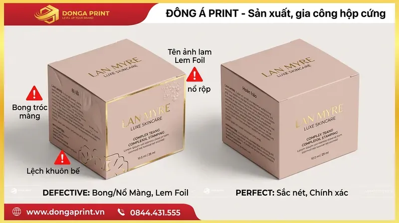 4 lỗi thường gặp trong gia công sau in và cách phòng tránh