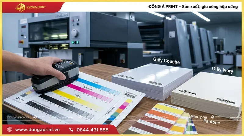 Vật tư in ấn: Hệ màu và các loại giấy in offset phổ biến