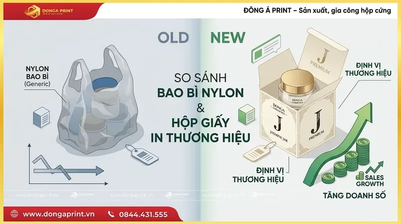 In bao bì giấy: Chìa khóa định vị thương hiệu & Tăng doanh số