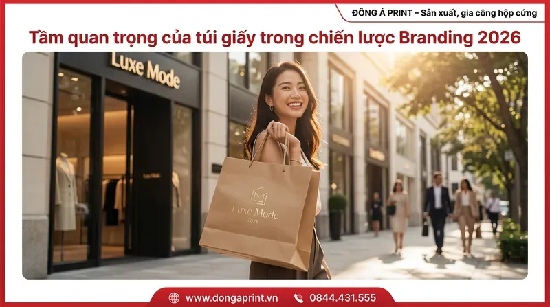 Tầm quan trọng của túi giấy trong chiến lược Branding 2026