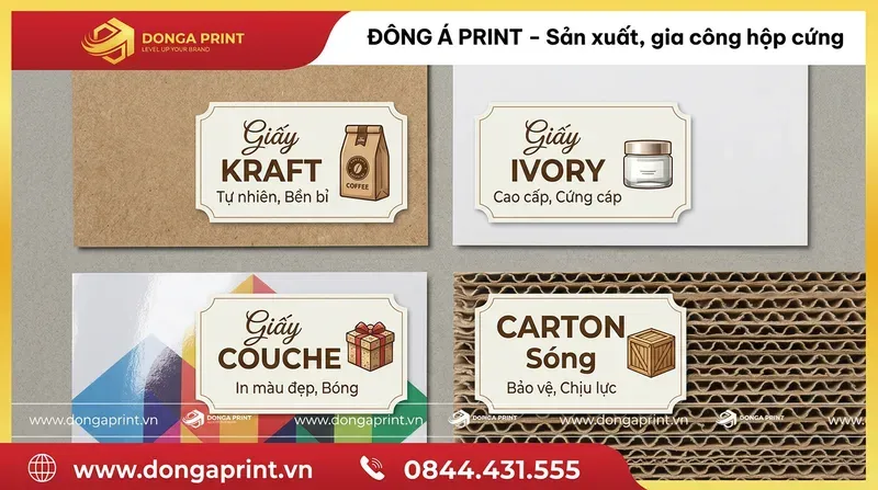 Phân tích 8+ loại chất liệu in bao bì giấy phổ biến theo ngành hàng
