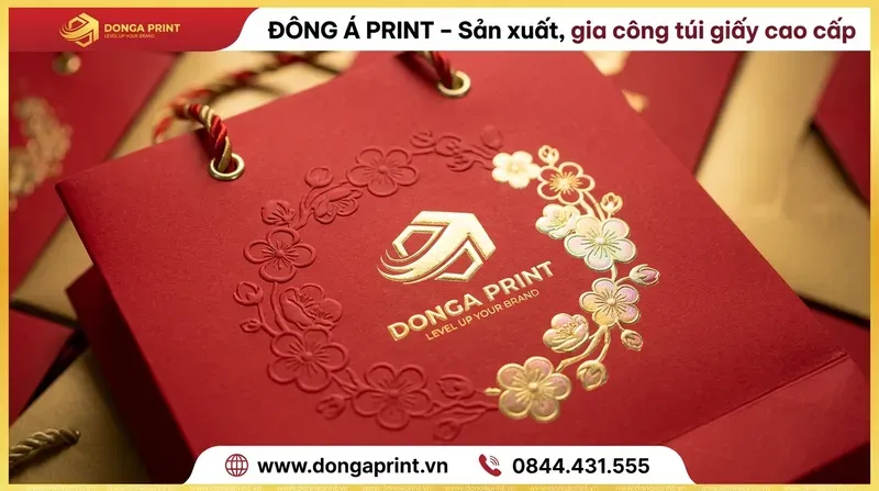 4 Kỹ thuật gia công giúp in túi giấy đựng quà tặng cao cấp, độc bản