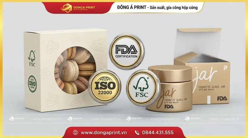 Tiêu Chuẩn An Toàn Cho Hộp Giấy Đựng Thực Phẩm Và Mỹ Phẩm