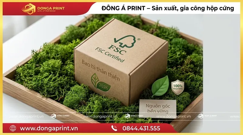 Xu hướng in bao bì giấy thân thiện môi trường năm 2026