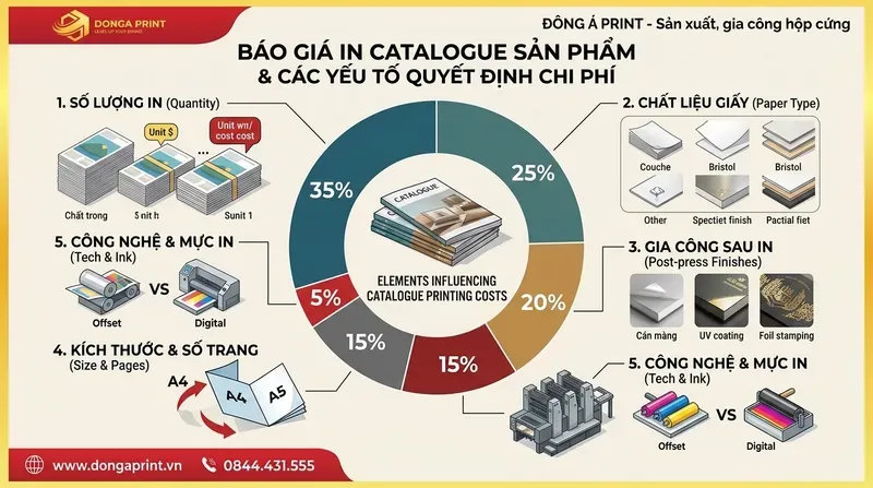 Báo Giá In Catalogue Sản Phẩm & Các Yếu Tố Quyết Định Chi Phí