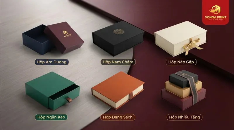Các kiểu hộp cứng phổ biến và cách chọn kết cấu