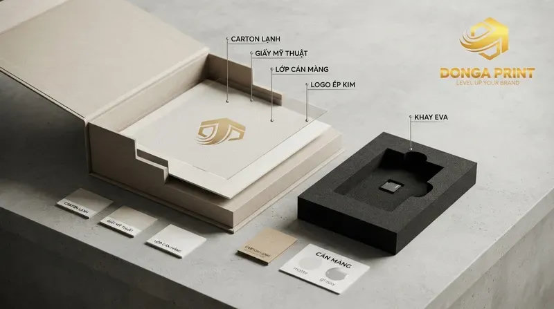 Chọn carton lạnh, giấy bồi, khay và kỹ thuật gia công